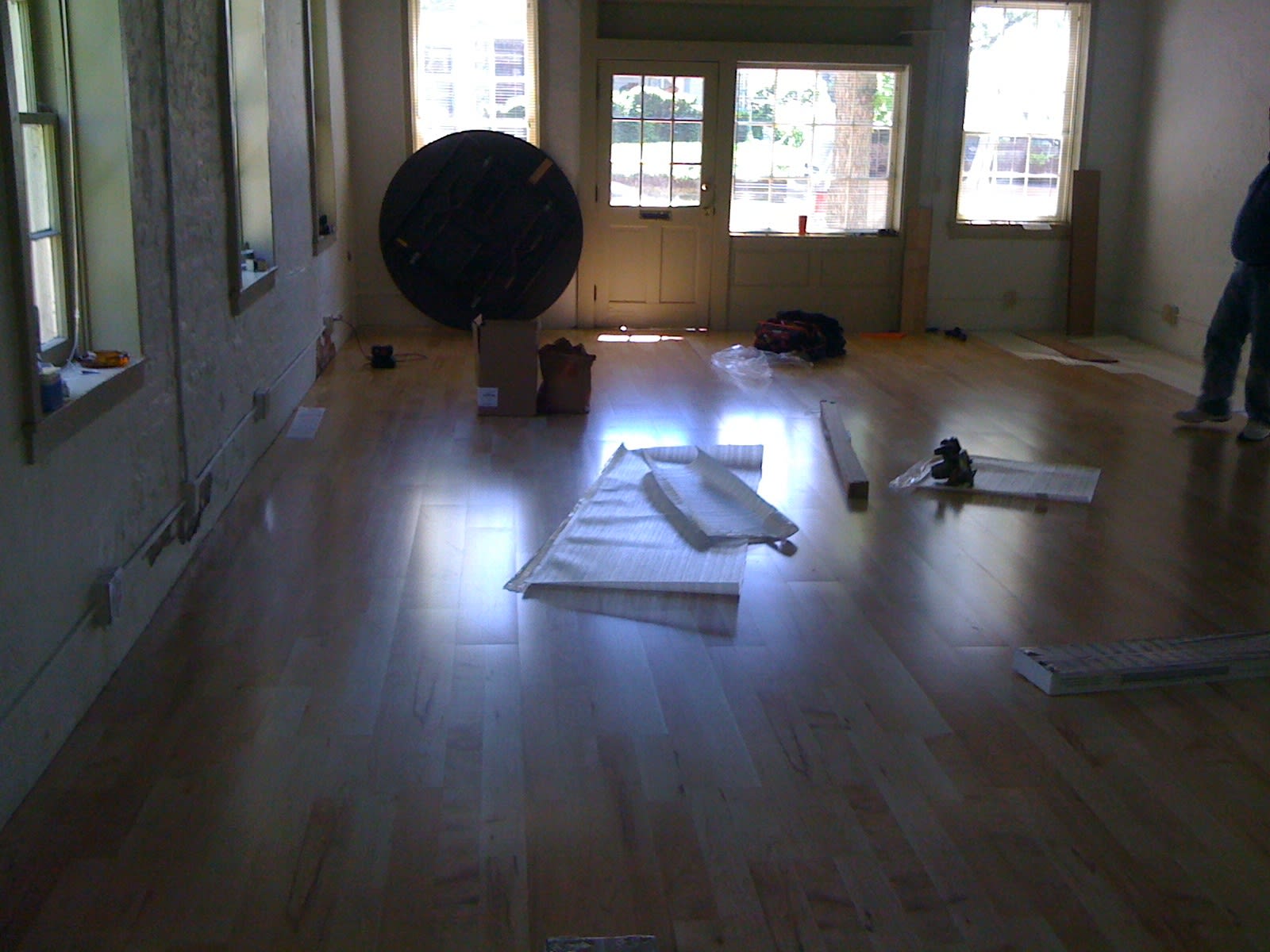 Office Floor going in!