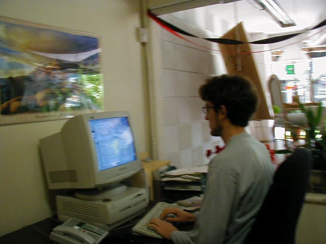 Mark at work