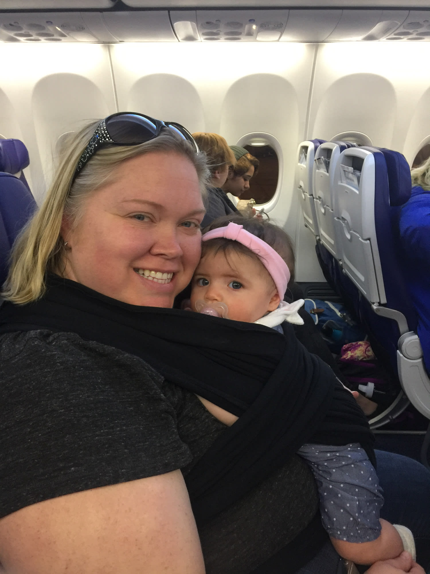 Lil's first flight