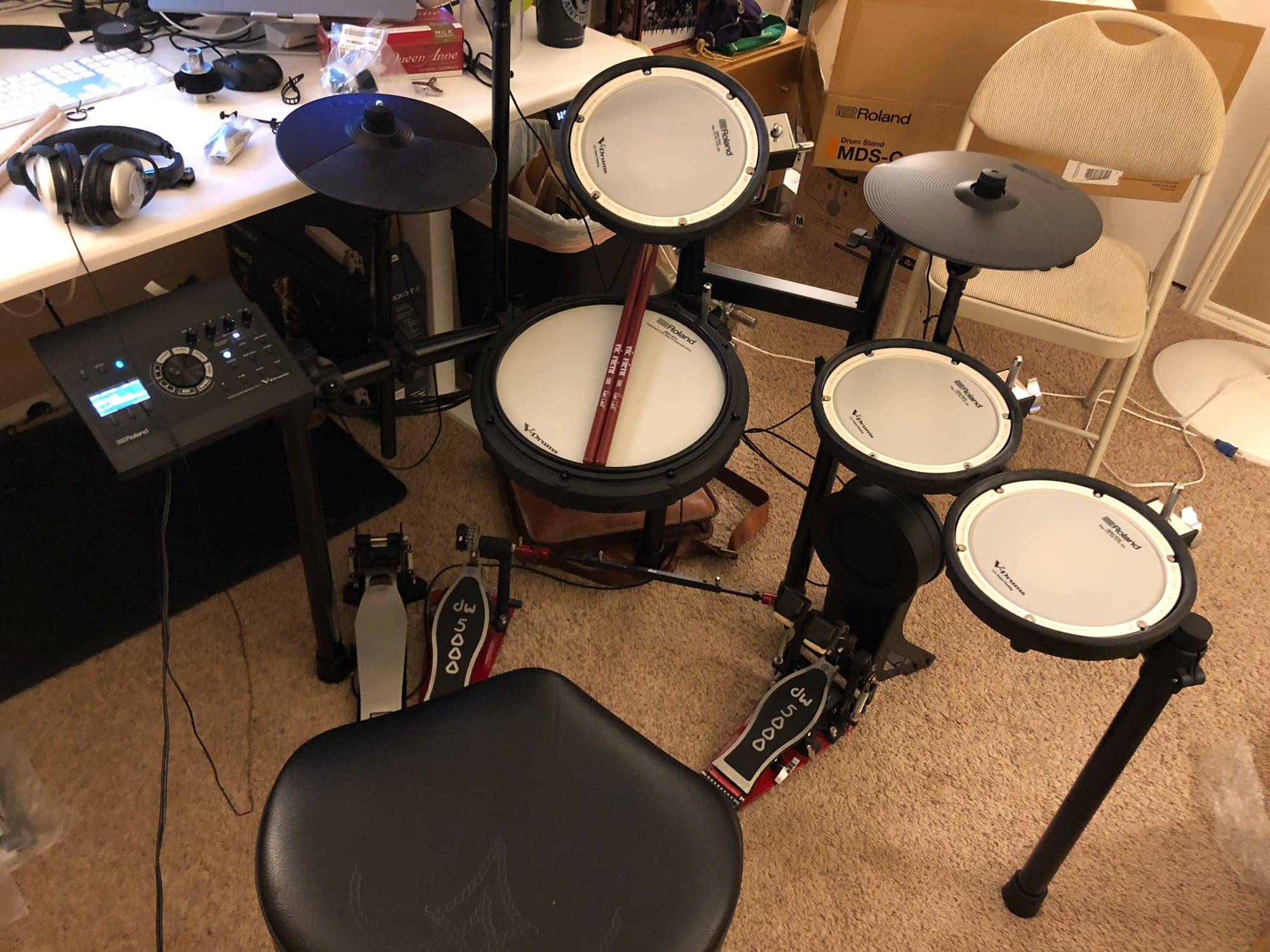 My Roland TD-17 drum kit