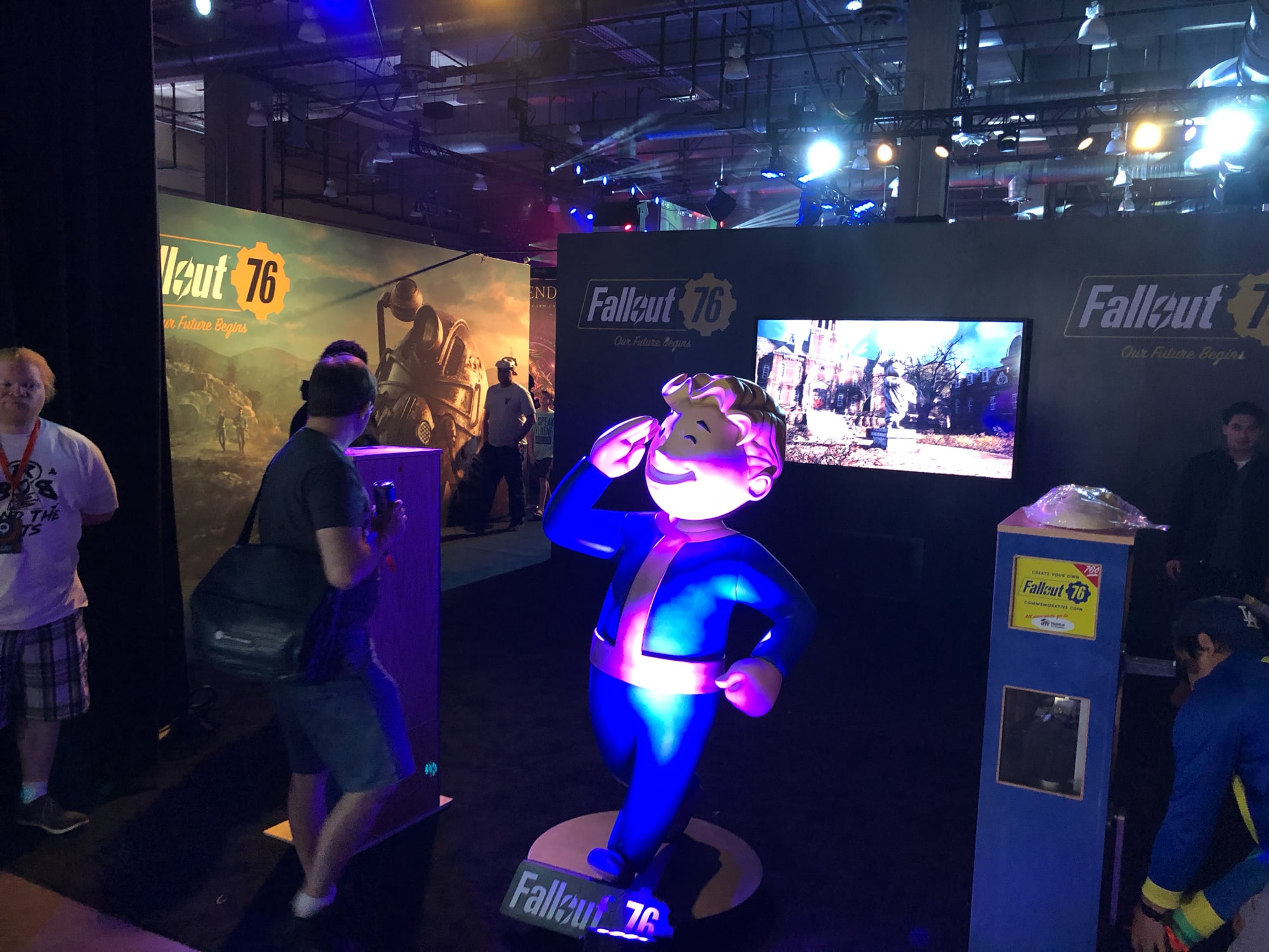 Fallout 76 booth at QuakeCon 2018