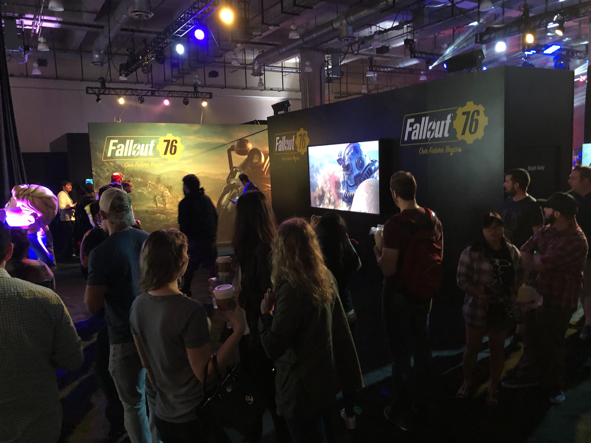 Bethesda Fallout 76 booth at QuakeCon 2018