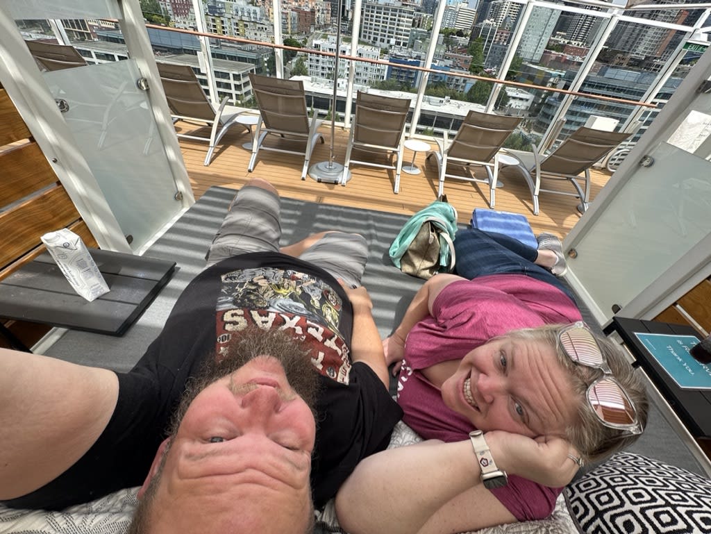 View from the cabana