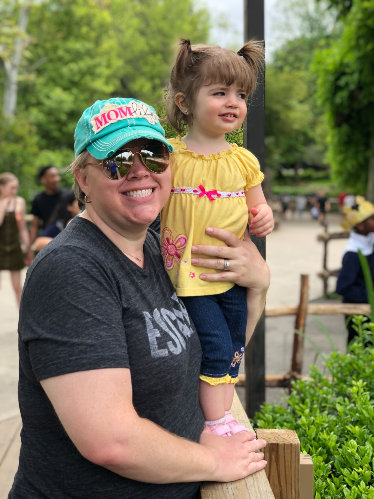 Crys and Lil at the Fort Worth Zoo