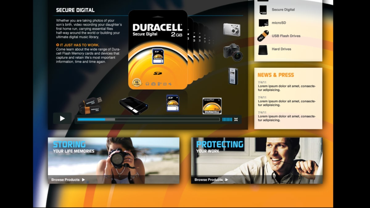 Duracell Flash Memory