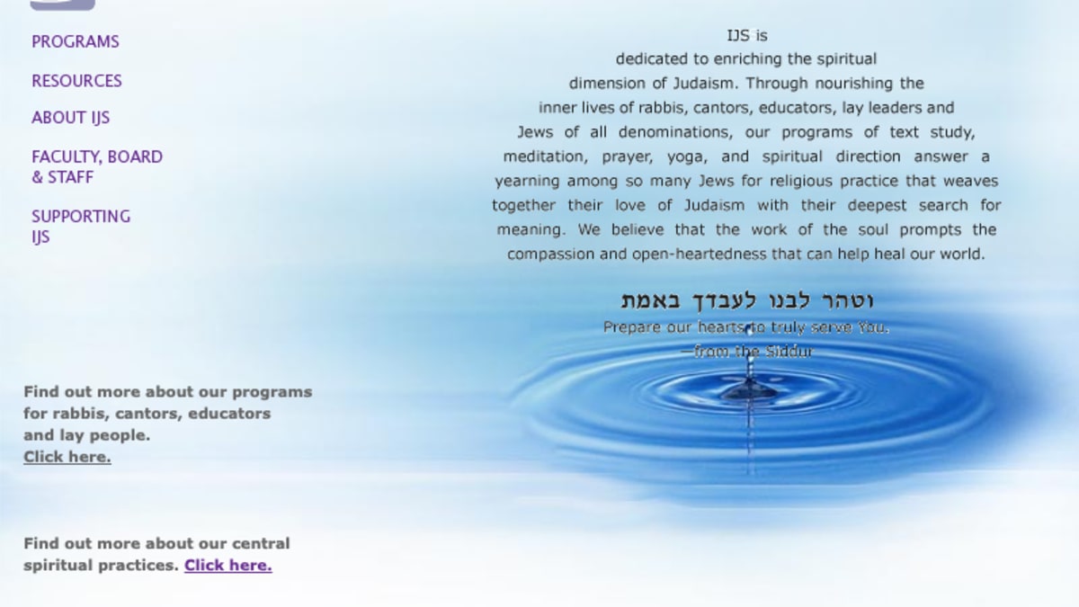 Institute for Jewish Spirituality