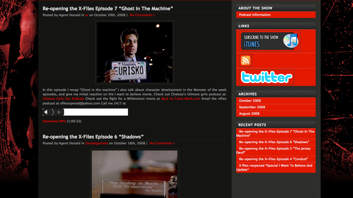 Re-opening the X-Files with Agent Donald