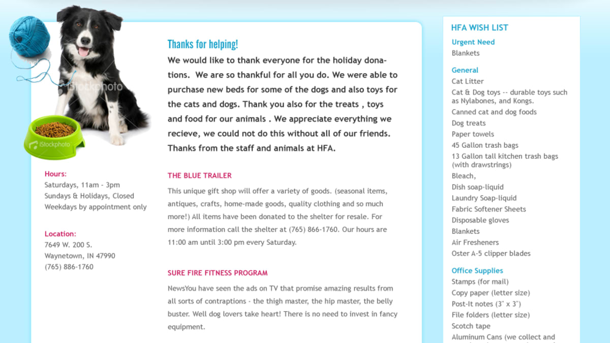 Home for Friendless Animals