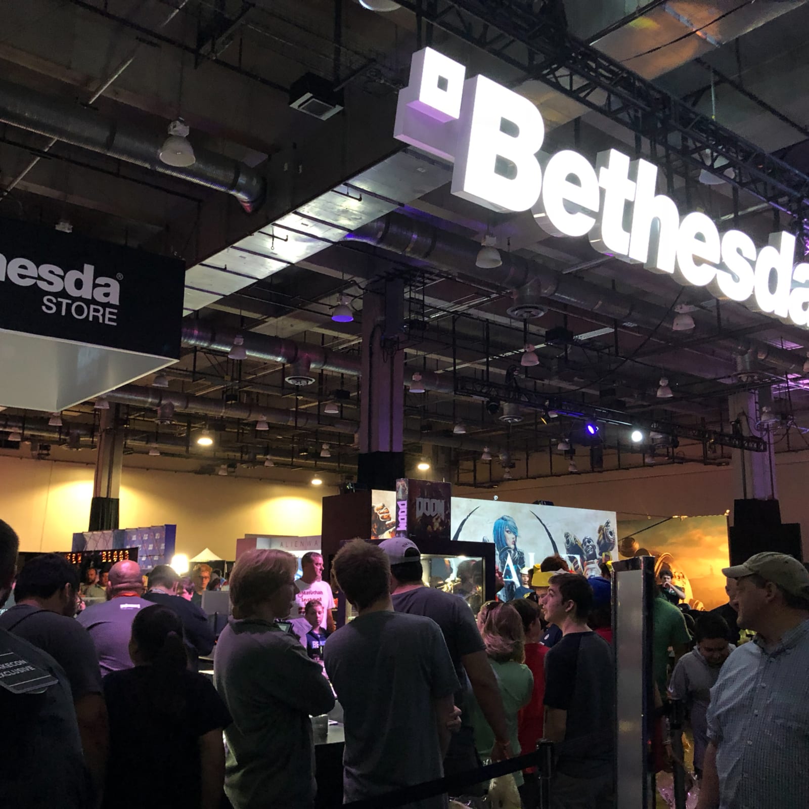 Bethesda booth at QuakeCon 2018