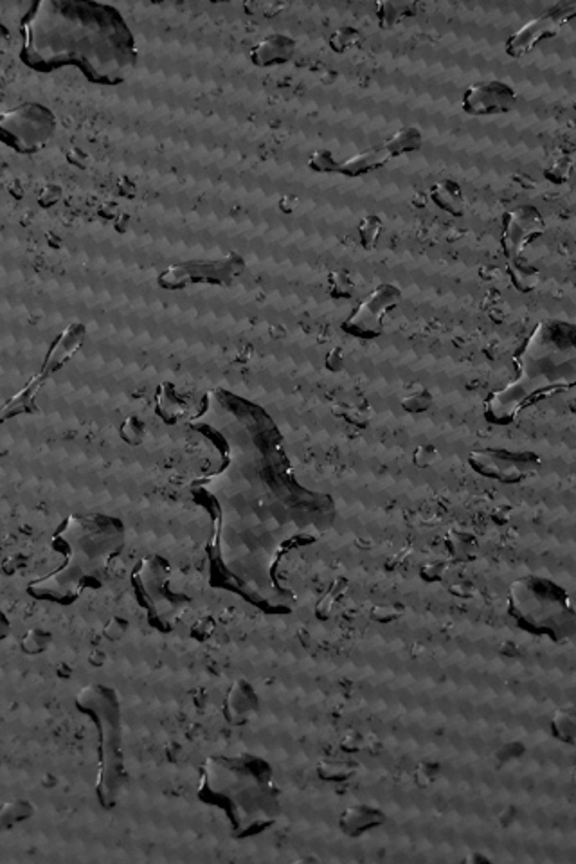 iPhone Wallpaper: Carbon Fiber water drops