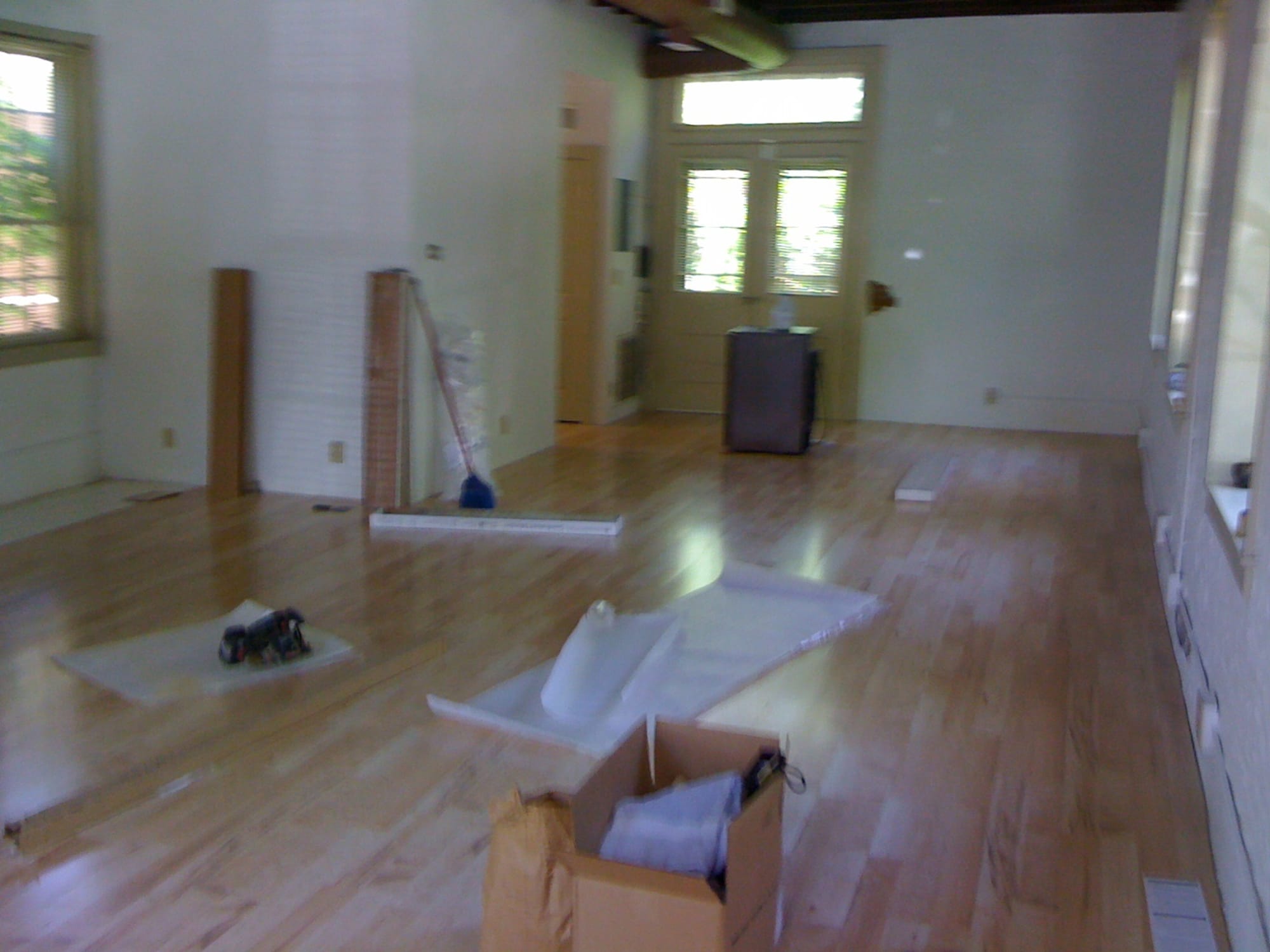 Office Floor going in!