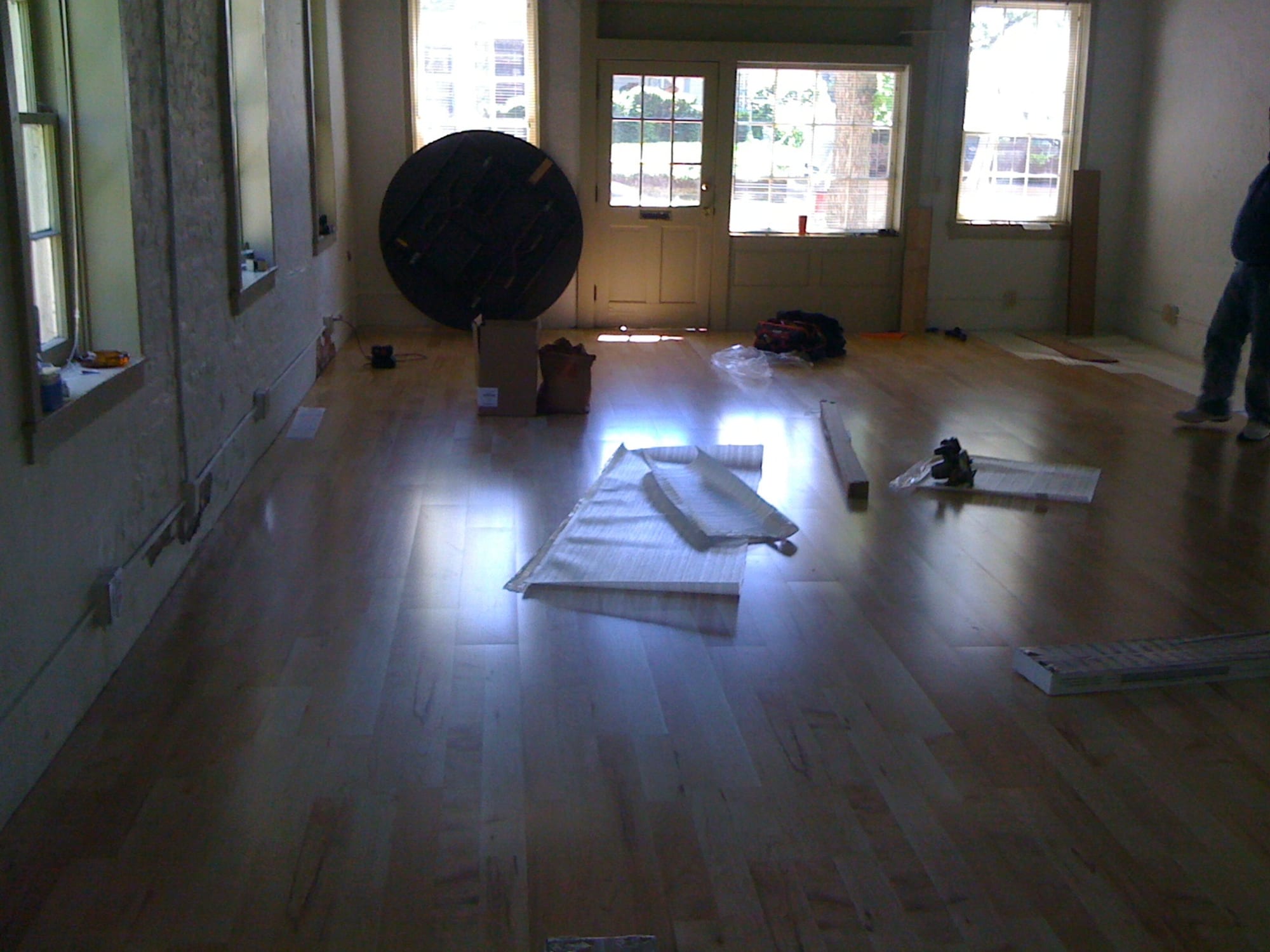 Office Floor going in!