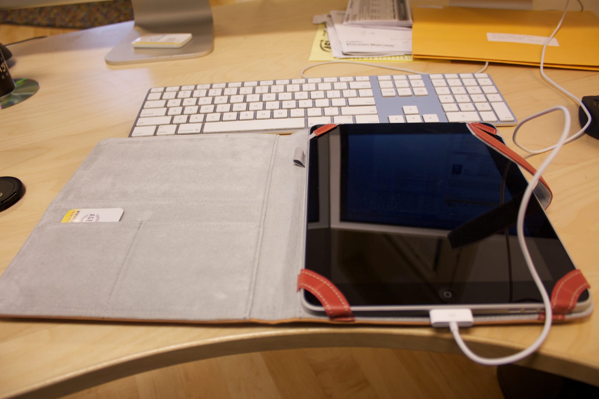 CrazyonDigital Leather iPad Folio case