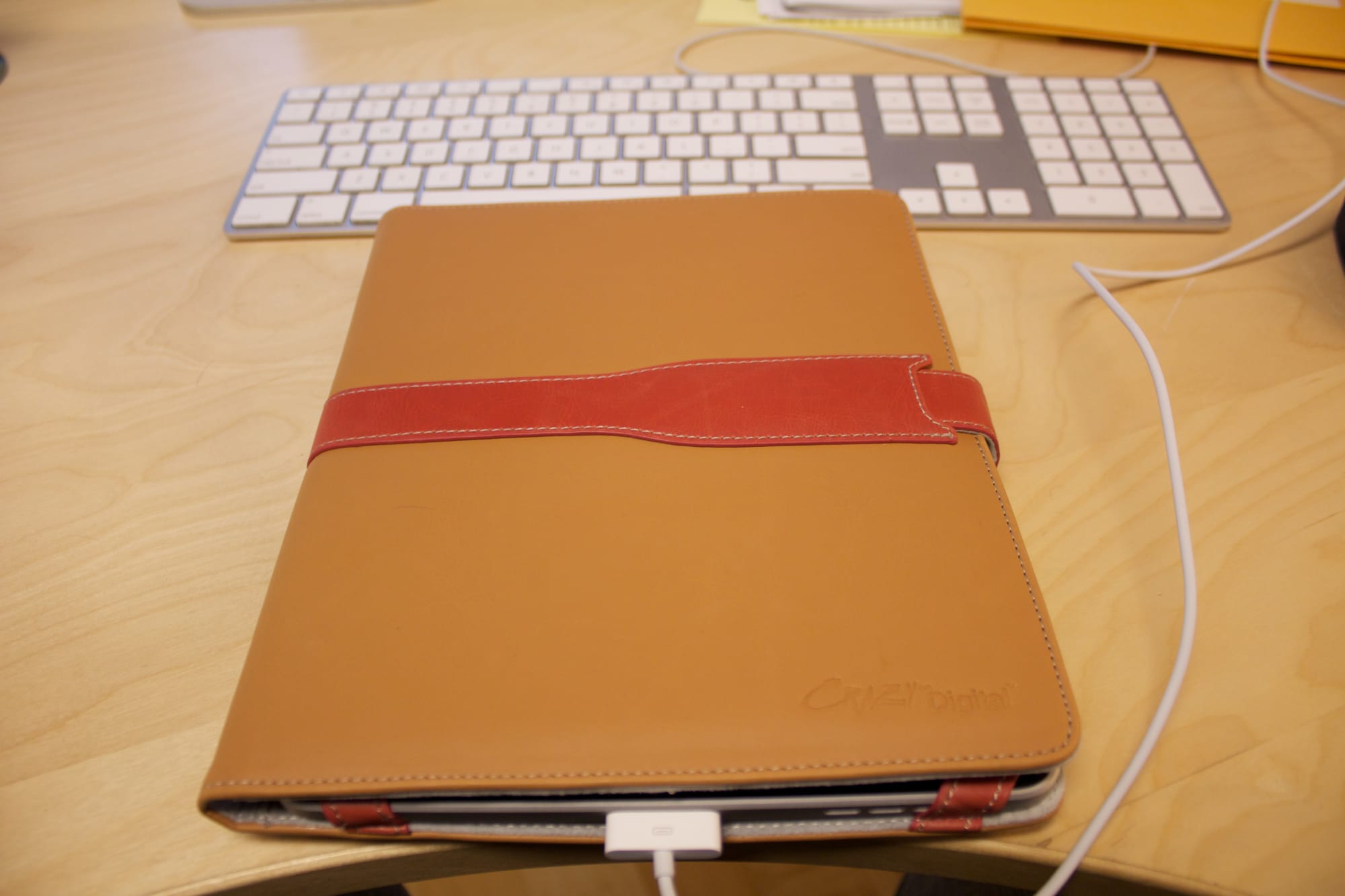 CrazyonDigital Leather iPad Folio case