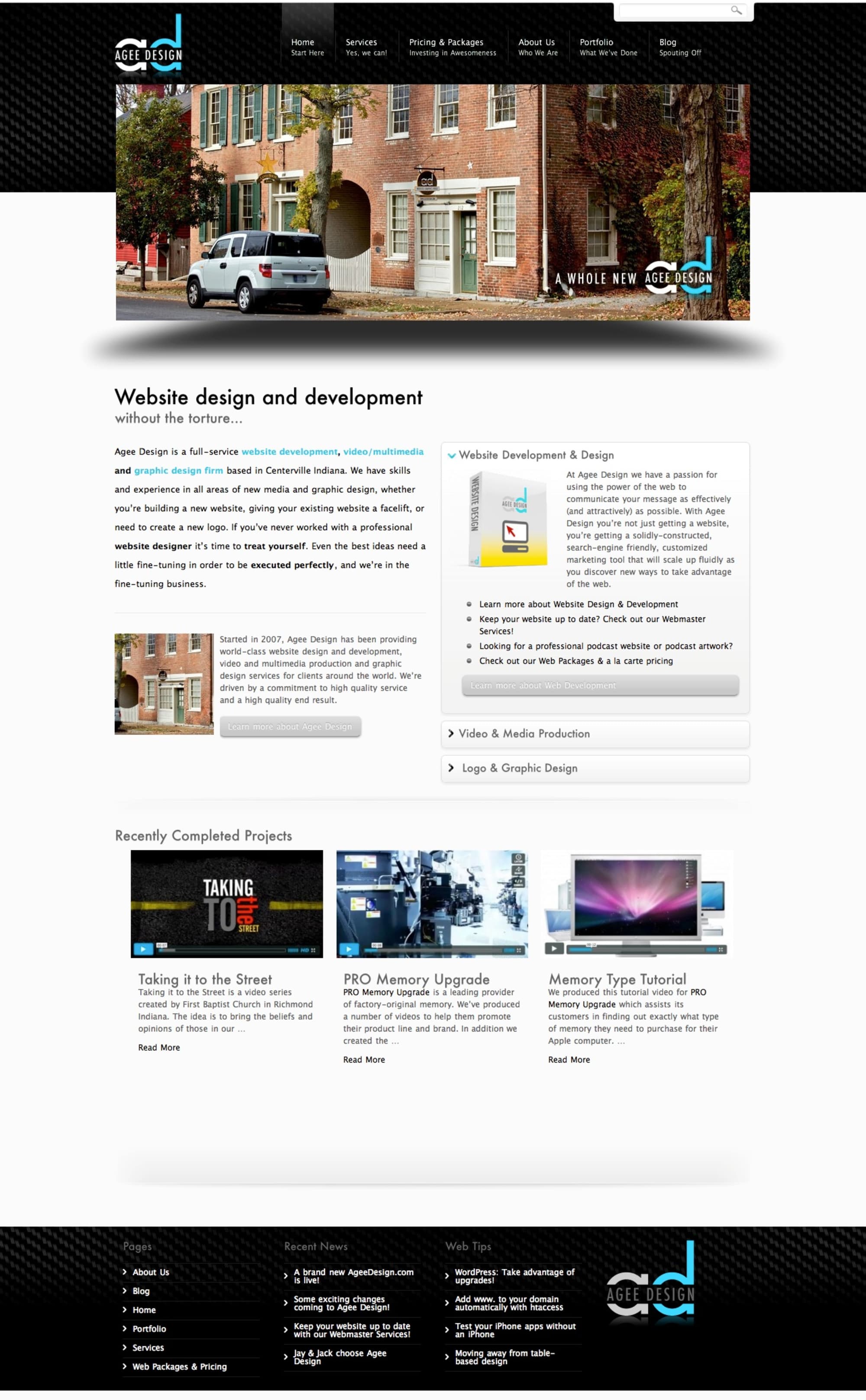 A brand new Agee Design website is live!