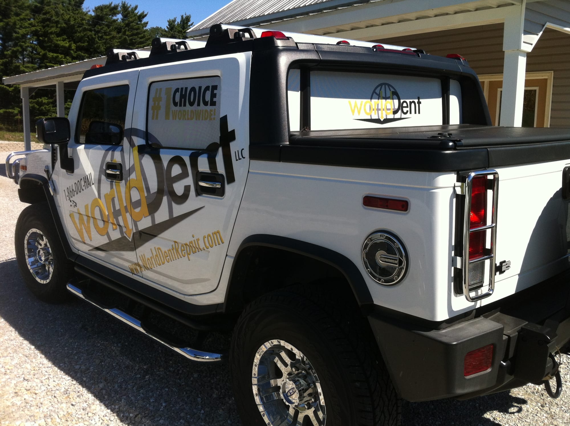 WorldDent Hummer wrapped
