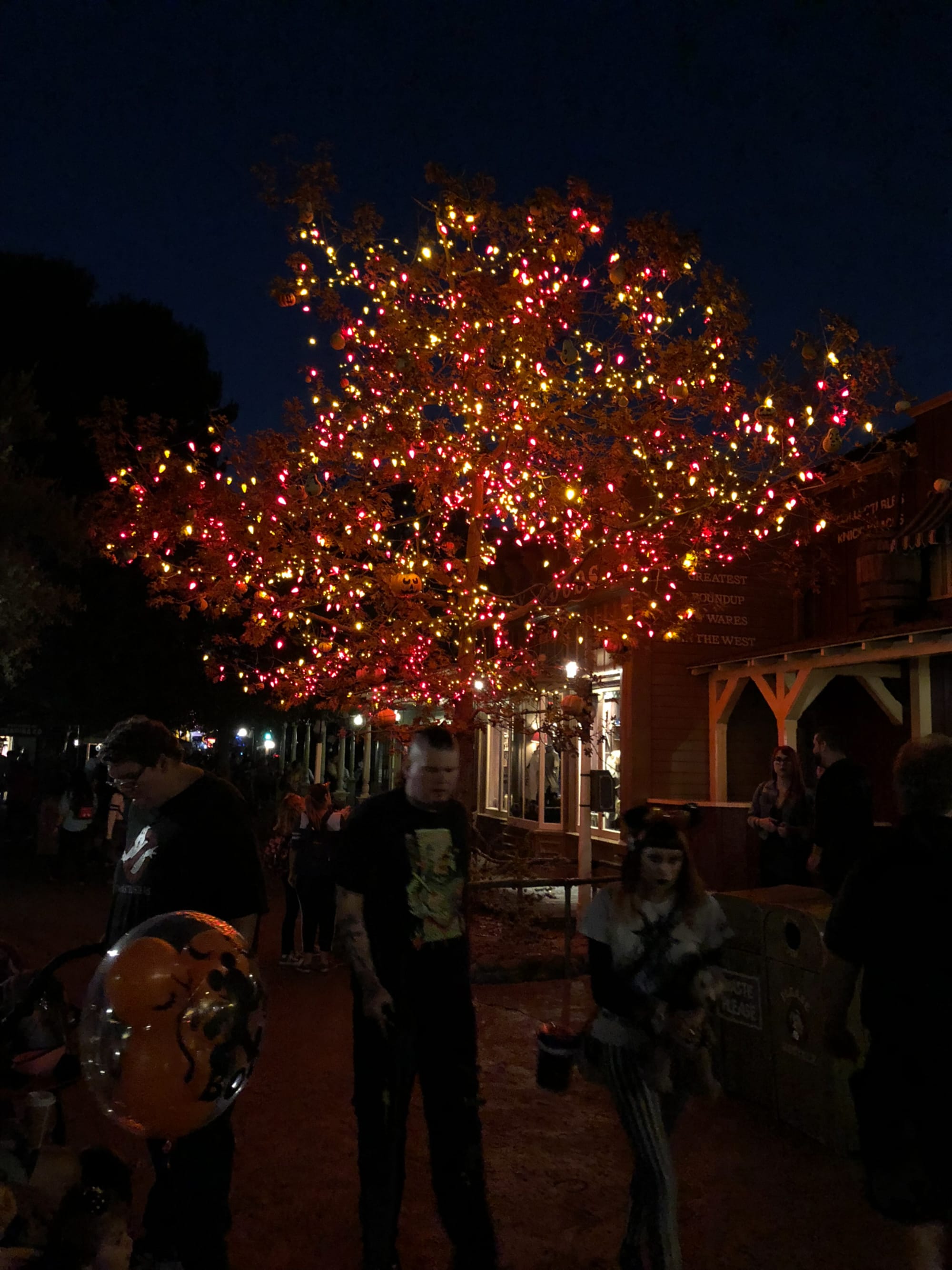 Frontier Land during Halloween