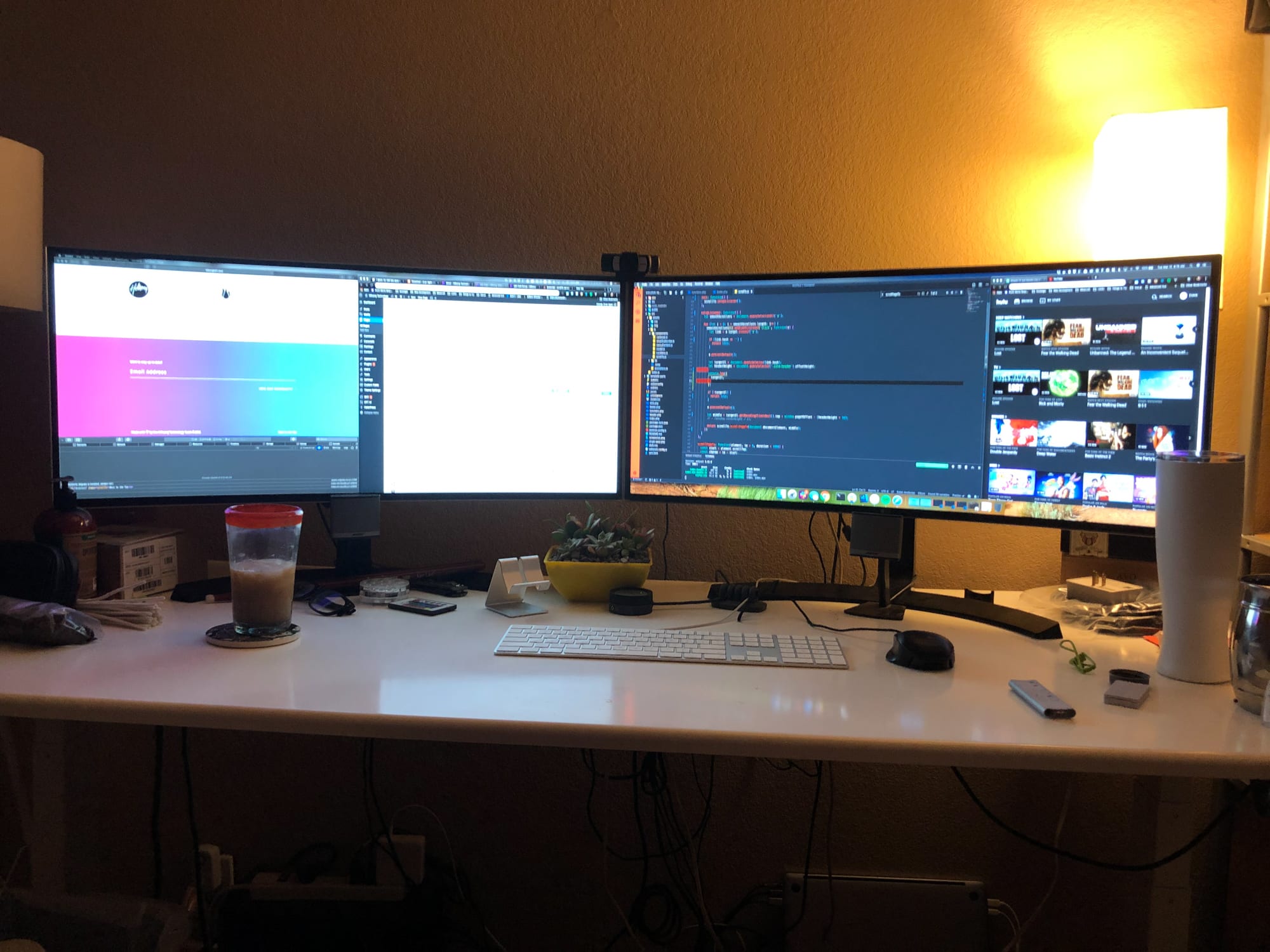 Dual monitors!