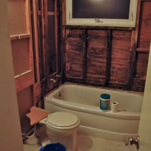 Bathroom: During