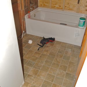 Bathroom: During 2