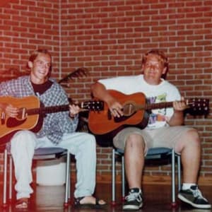 John and Evan at band camp