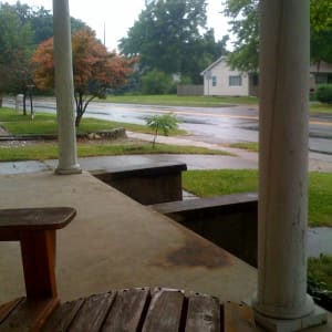 The new porch