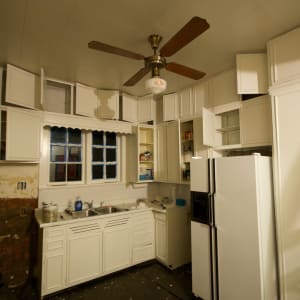 Kitchen Cabinets after 2nd coat