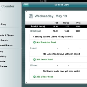 iPad App: Calorie Counter by fatsecret