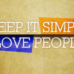 Design as Worship: Keep is simple