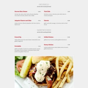 Menus | Housemade Food
