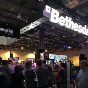 Bethesda booth at QuakeCon 2018