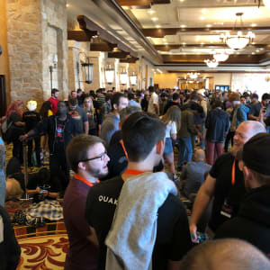 QuakeCon 2018 just before the Fallout 76 panel