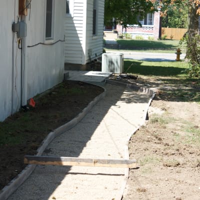 Backyard Concrete Project
