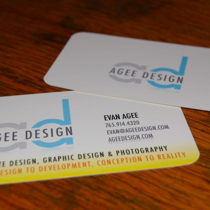 Agee Design business cards