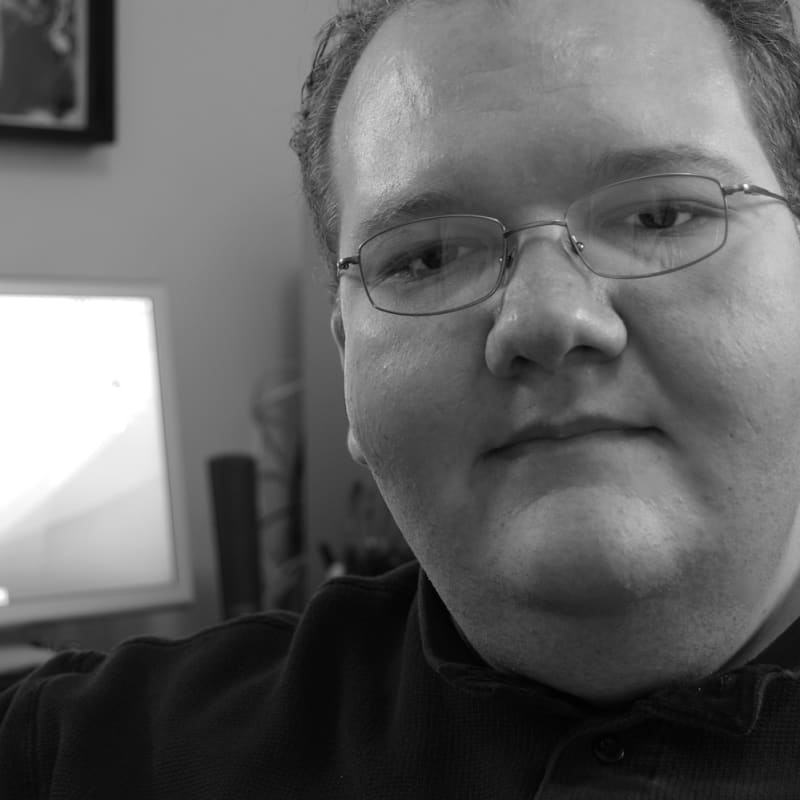 Self portrait B&W, November 2007