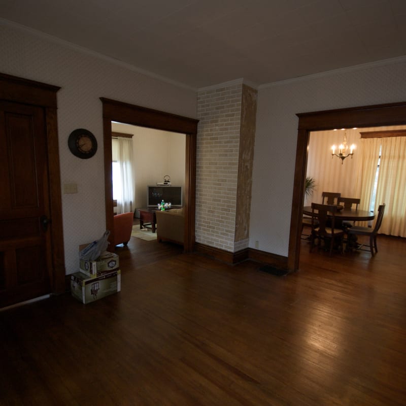 The Work Begins: Parlor