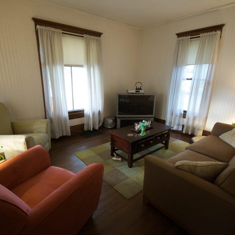 The Work Begins: Living Room