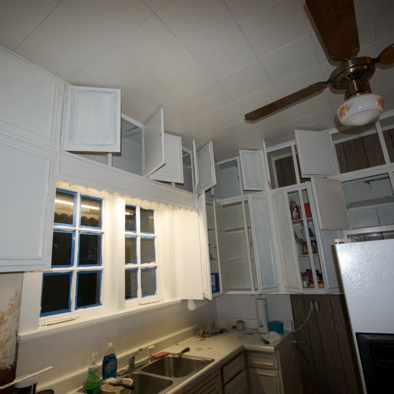 Kitchen Cabinets after 1st Coat