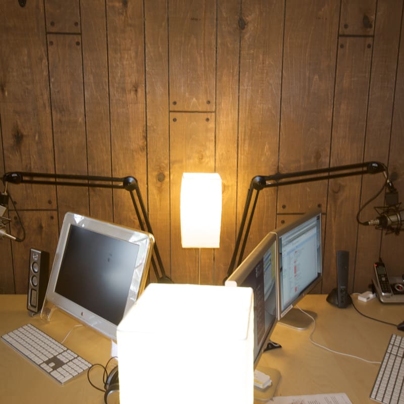 The Lost Mystery Podcast studio setup