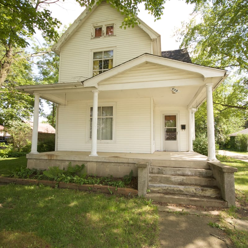 The yard when we moved in