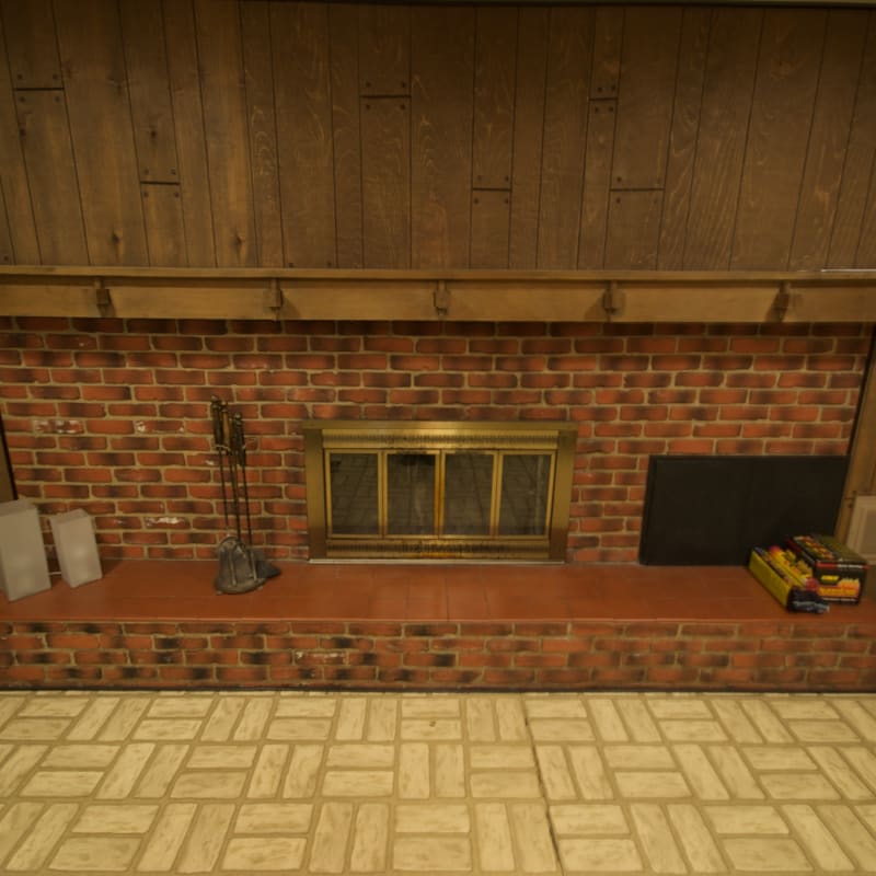 Fireplace: before
