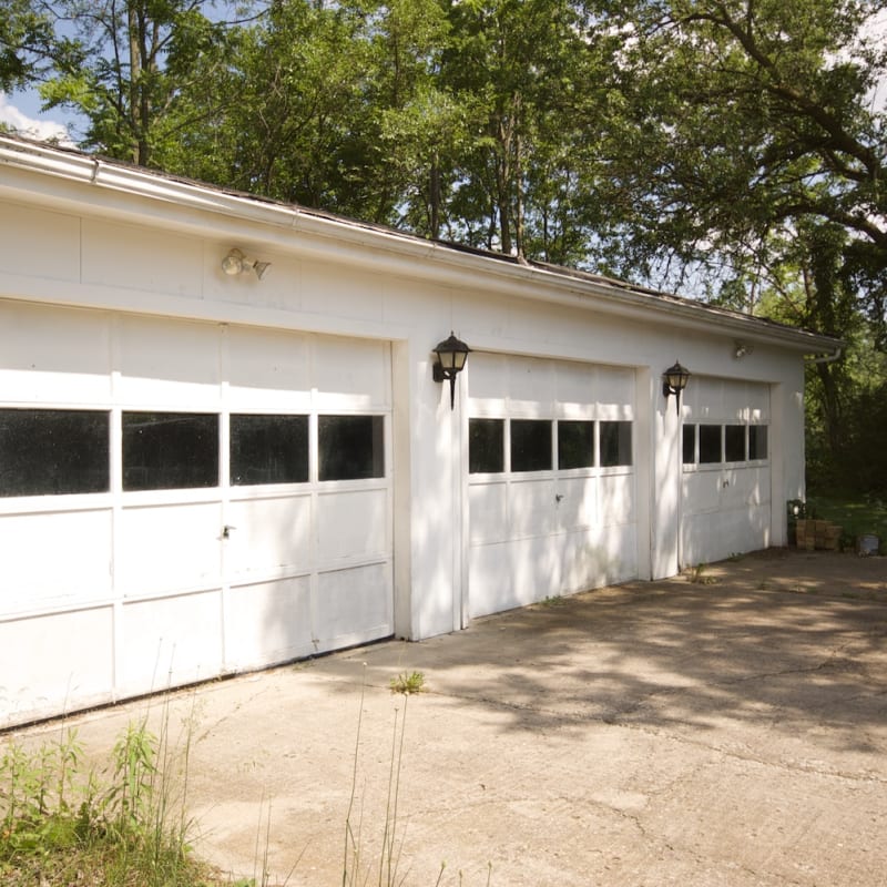 Garage Doors: Before (outisde)