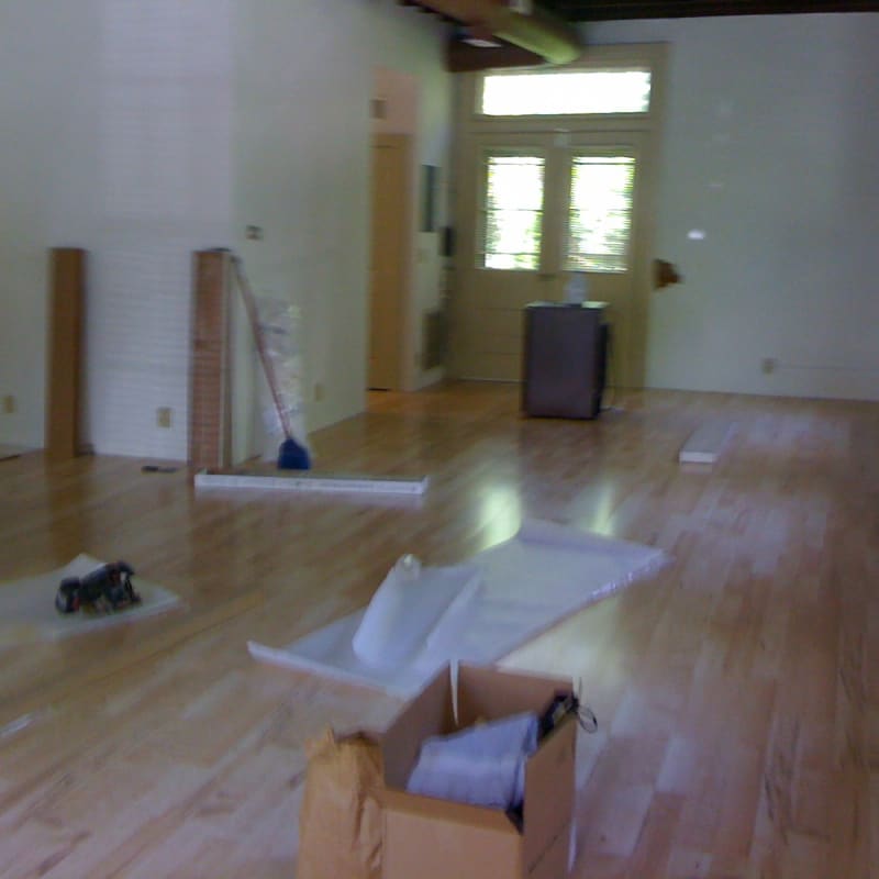 Office Floor going in!