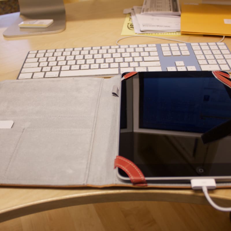 CrazyonDigital Leather iPad Folio case