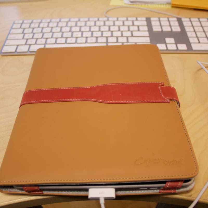 CrazyonDigital Leather iPad Folio case