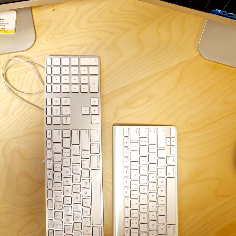 Apple aluminium keyboard comparison