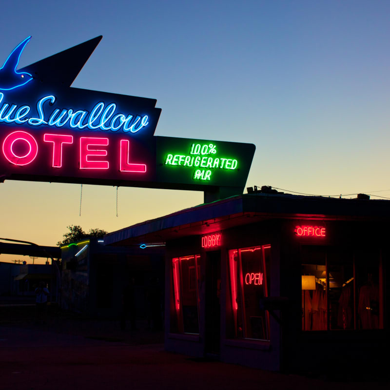 Route 66: Blue Swallow Motel