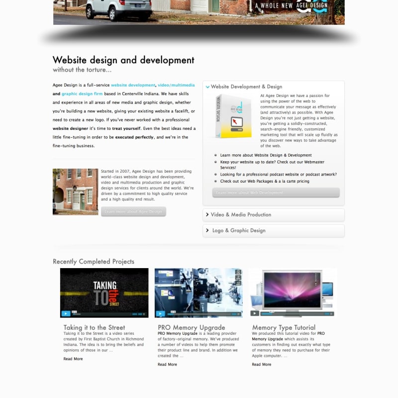 A brand new Agee Design website is live!