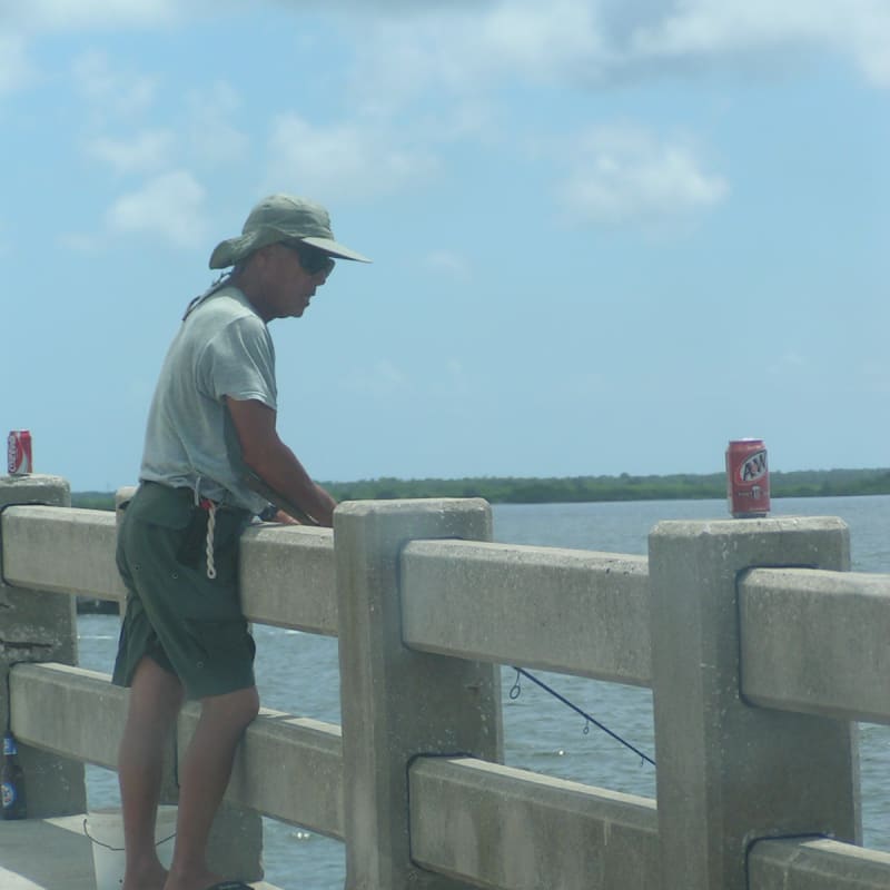 Florida Pier Fisherman