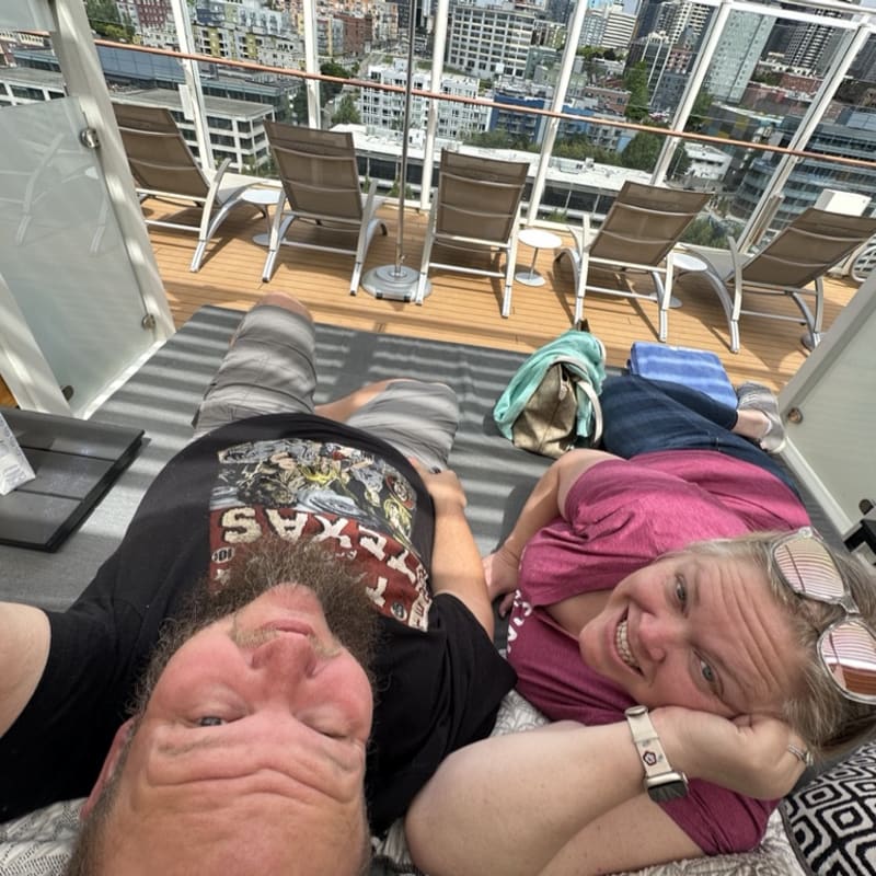 View from the cabana